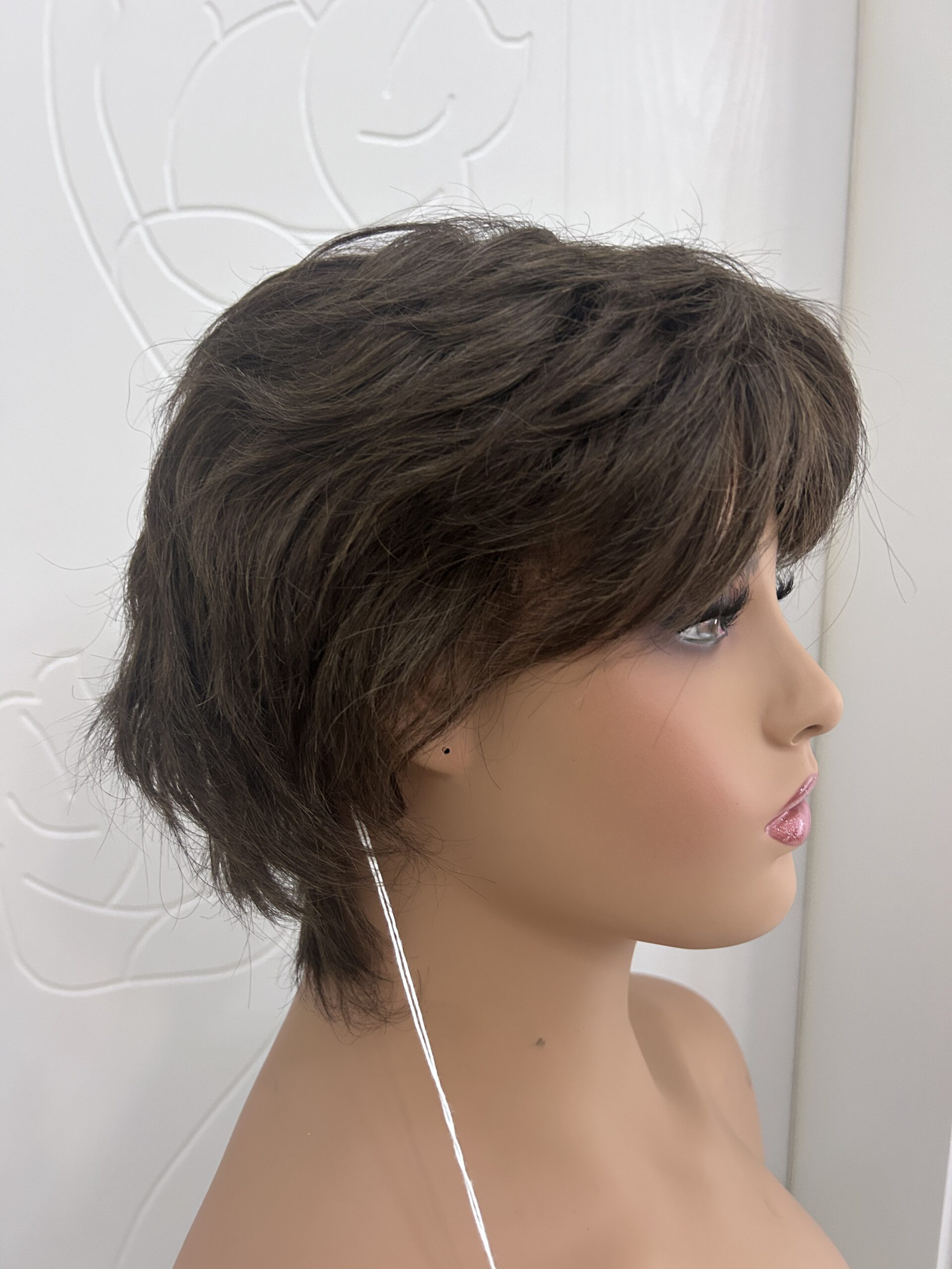 6 Inches Short Style Premium Quality 100% Human Hair Lace Front Wig - Image 2