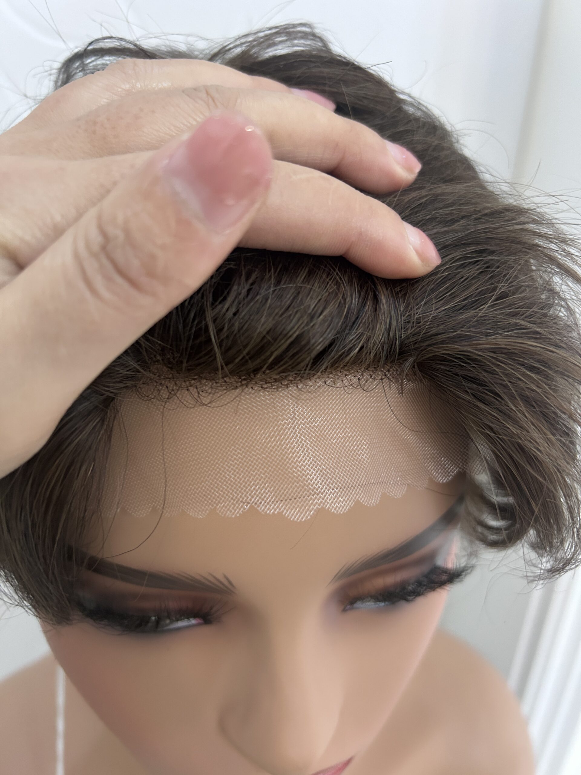 6 Inches Short Style Premium Quality 100% Human Hair Lace Front Wig - Image 4