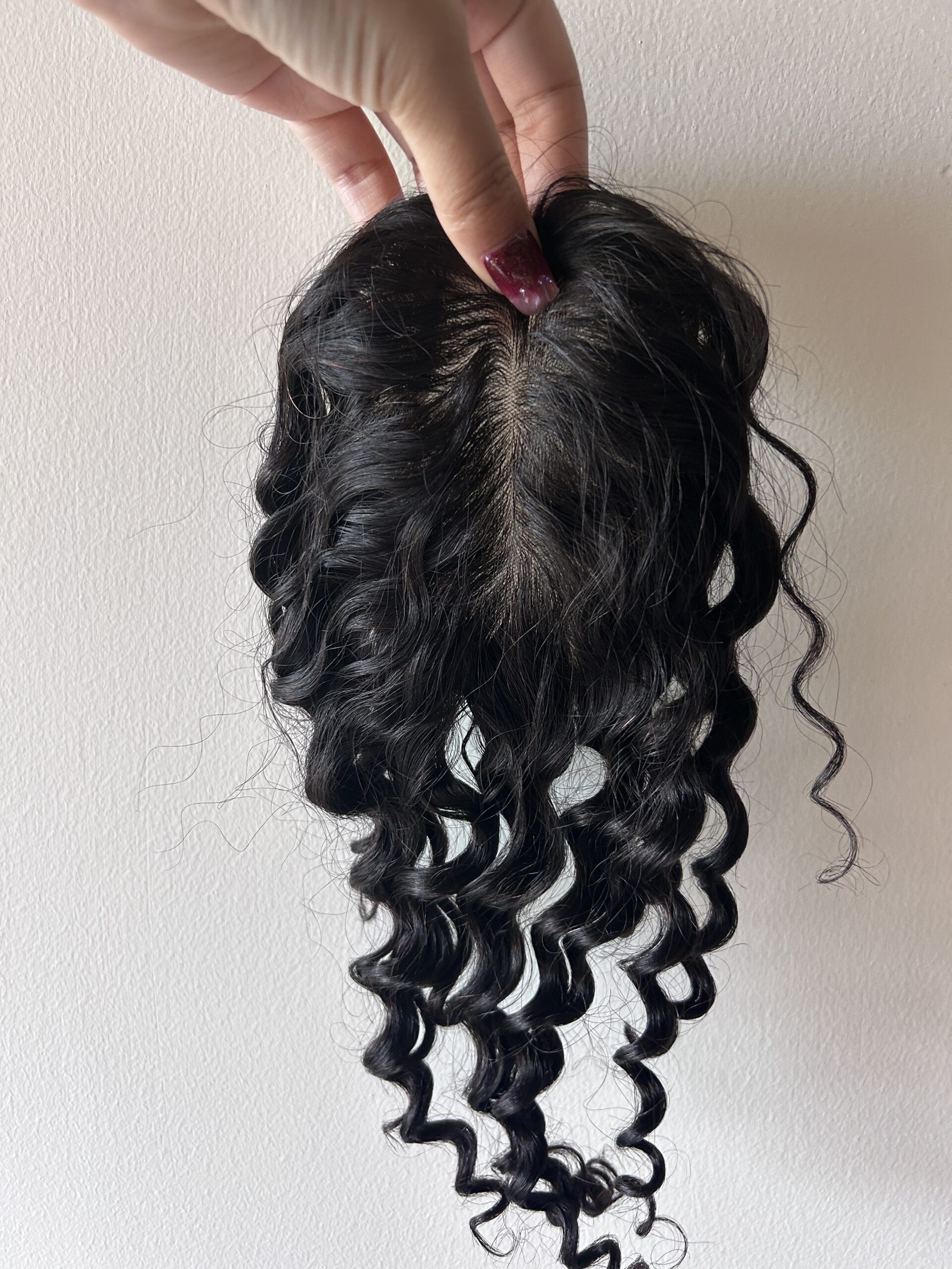 Hand-Tied Human Hair Topper - Image 6