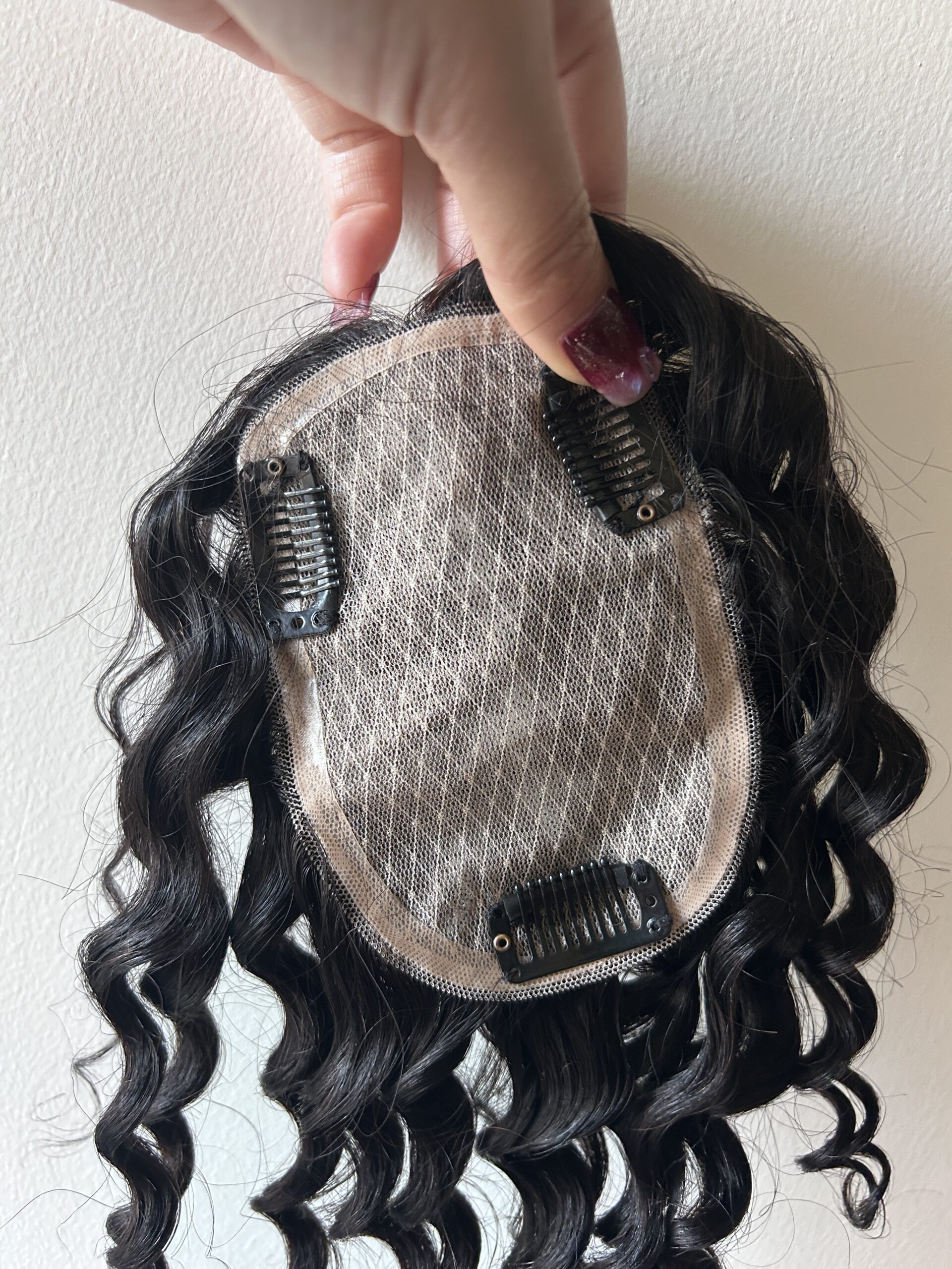Hand-Tied Human Hair Topper - Image 5