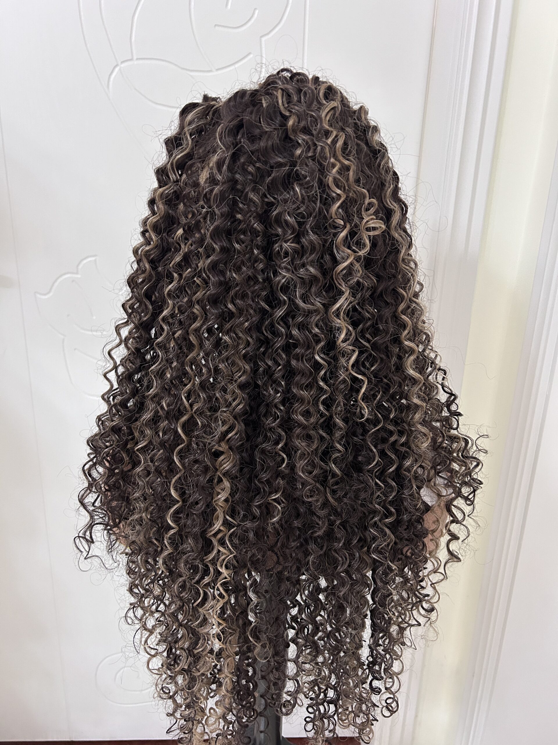 13x6 Stylish Synthetic Lace Front Wig Curly Style With Japanese Fiber - Image 5