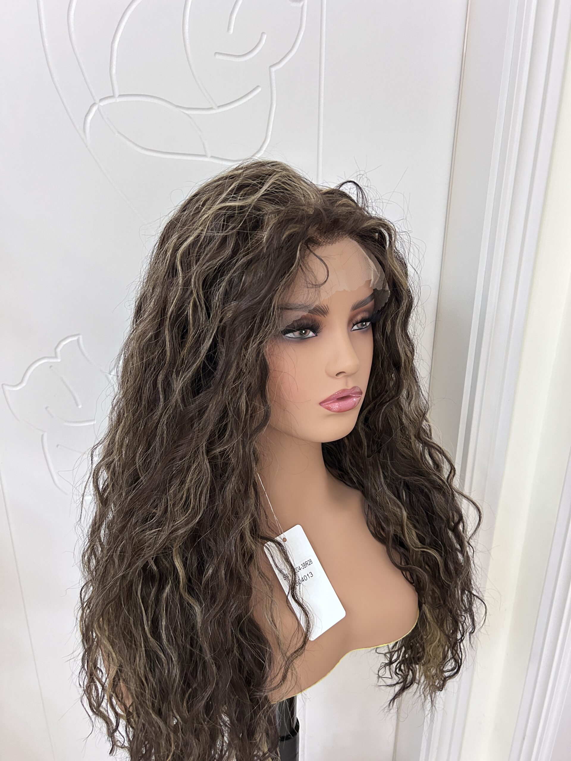 13x6 Synthetic Lace Front Wig - Heat Resistant Pre-Plucked Wig with Natural Hairline - Image 3