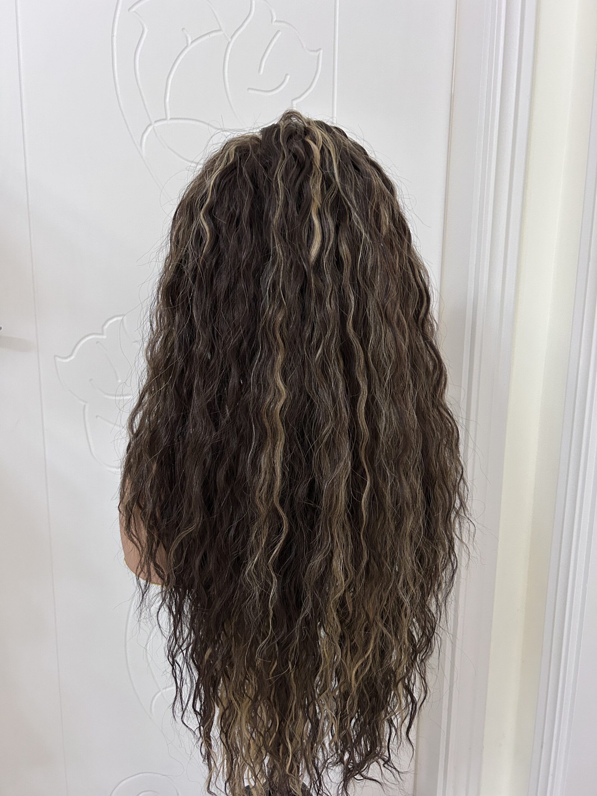 13x6 Synthetic Lace Front Wig - Heat Resistant Pre-Plucked Wig with Natural Hairline - Image 4