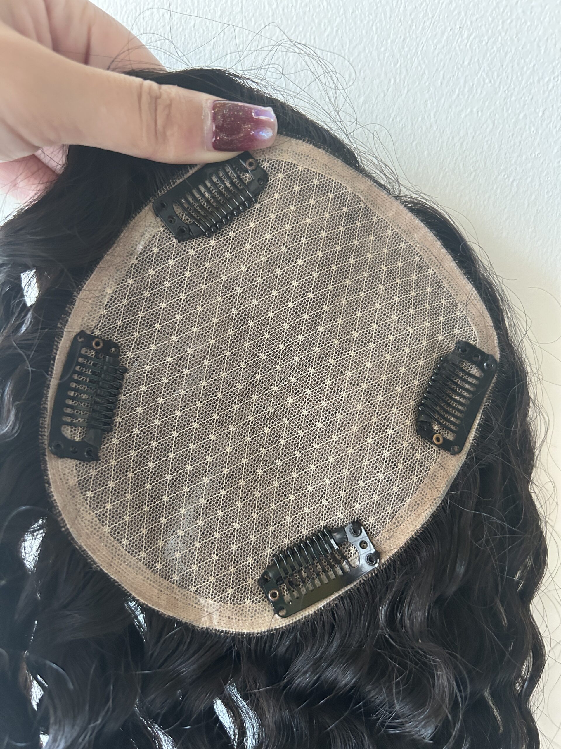 Hand-Tied Human Hair Topper