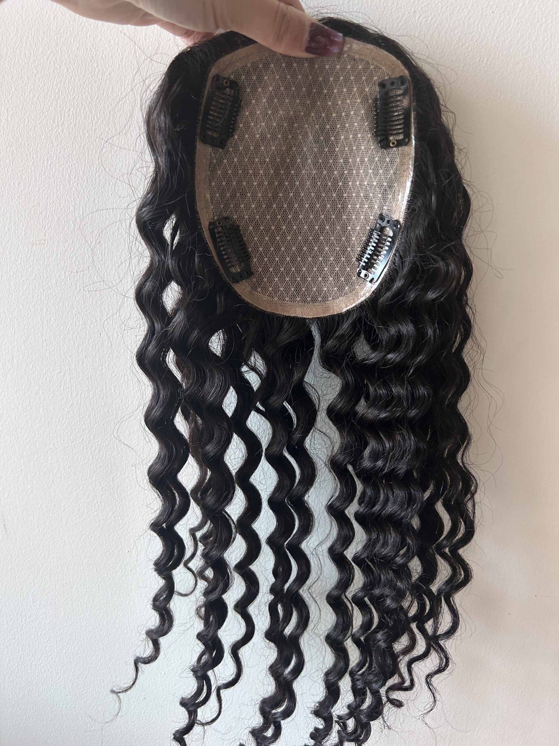 Hand-Tied Human Hair Topper - Image 2