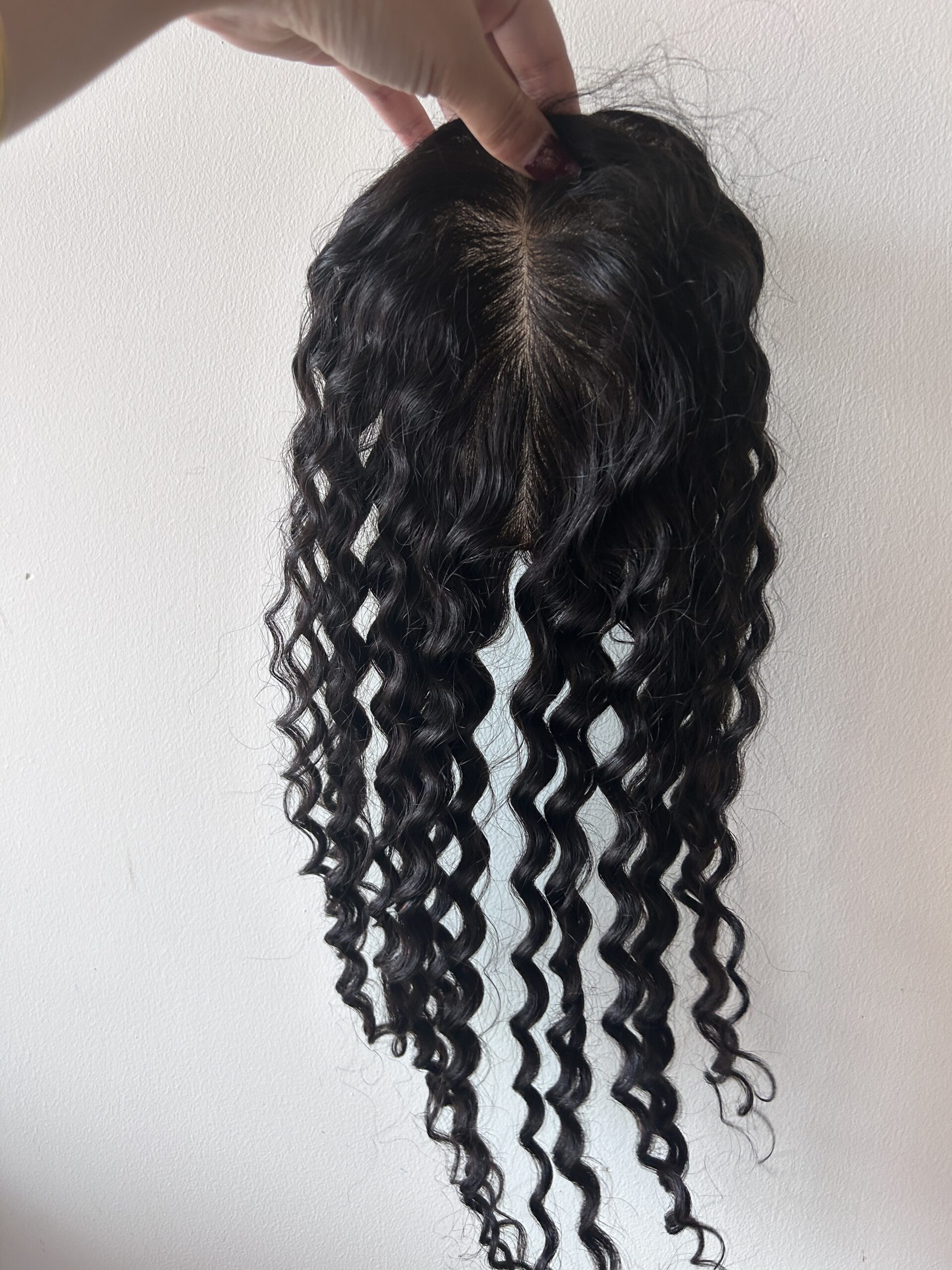 Hand-Tied Human Hair Topper - Image 4