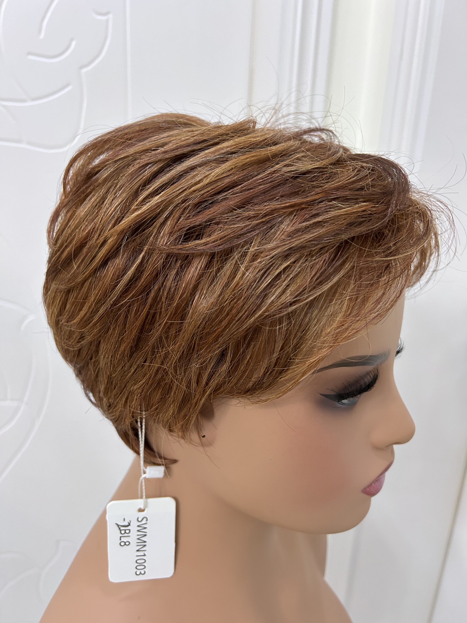 Fashionable Synthetic Monofilament Wig – Natural Movement, Adjustable Straps for Secure Fit