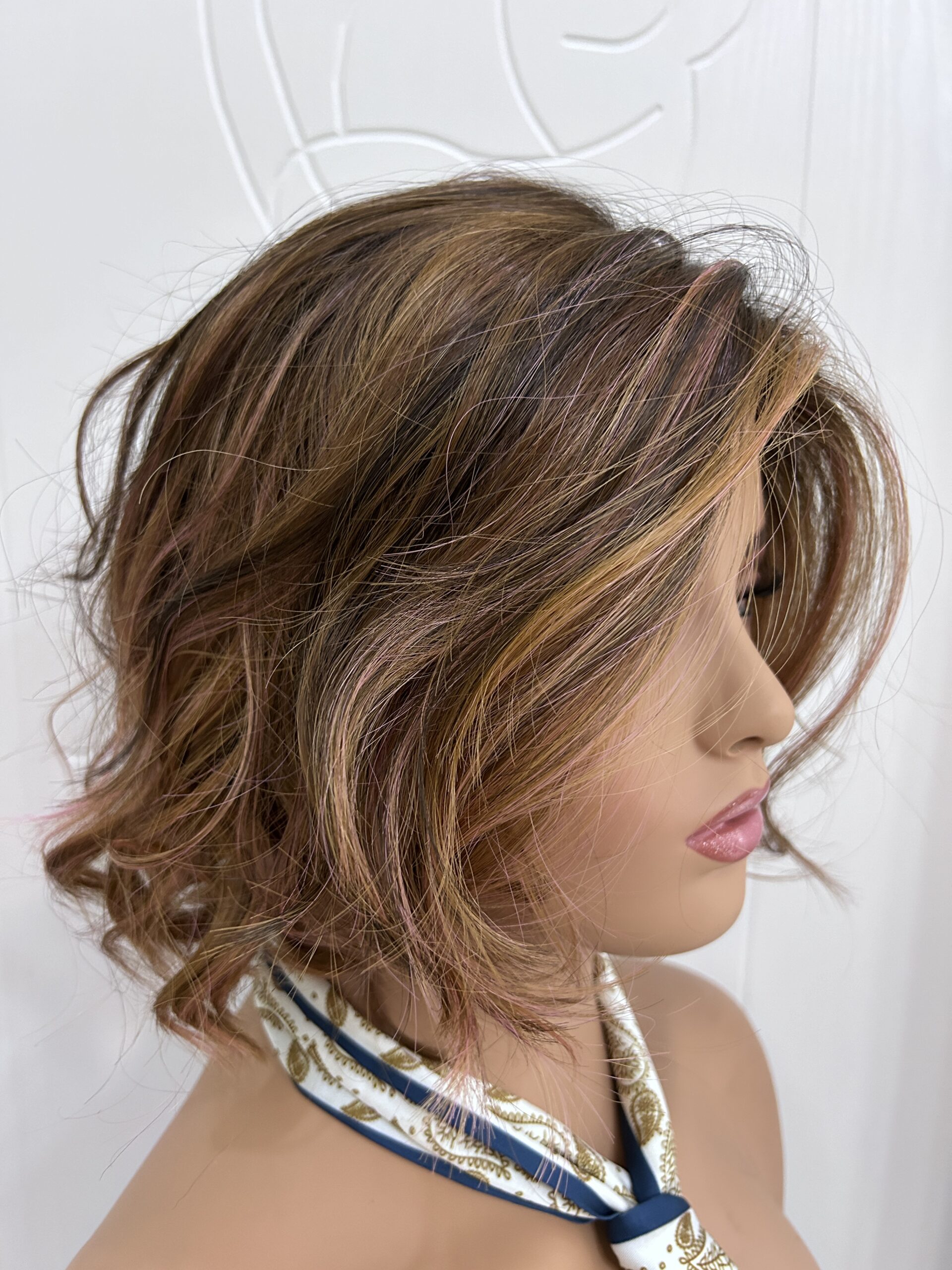 Side Part Heat-Resistant Synthetic Monofilament Wig - Image 9