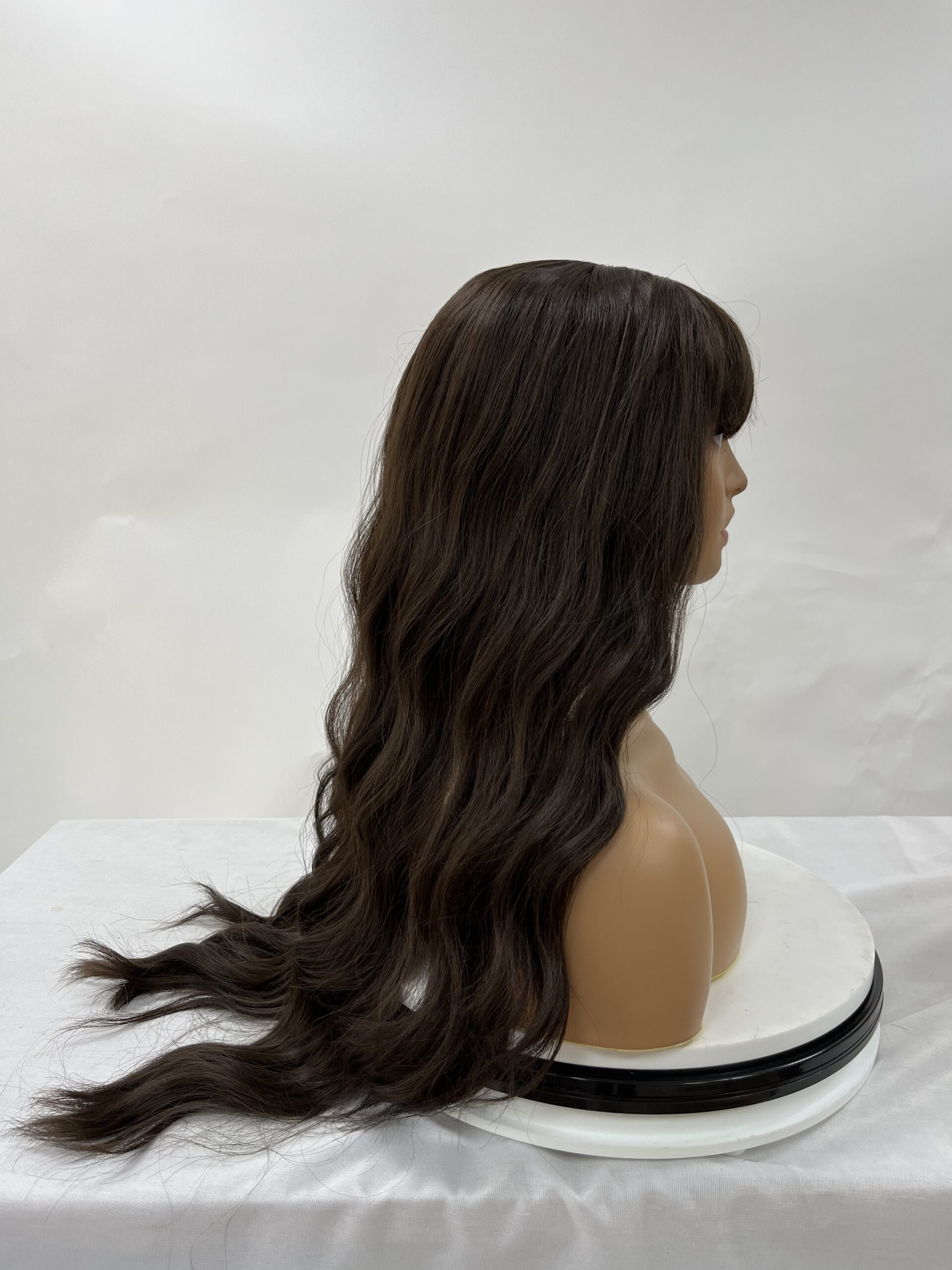 Bangs Included Synthetic Wig - Non-Lace Front, Styled Fringe, Effortless - Image 2