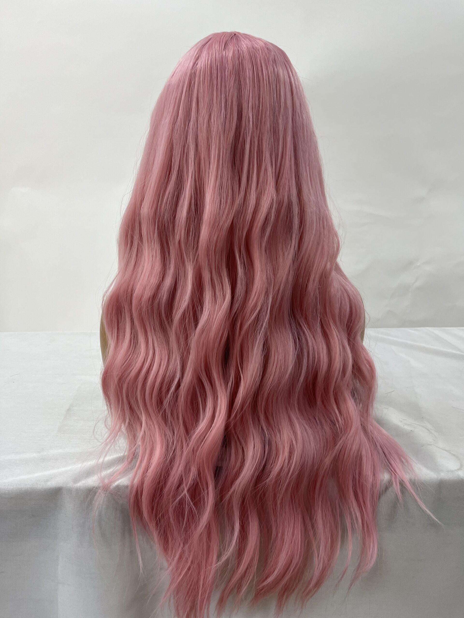 Water Wave Synthetic Hair Wig - Non-Lace Cap, Undulating Pattern, Beachy - Image 3